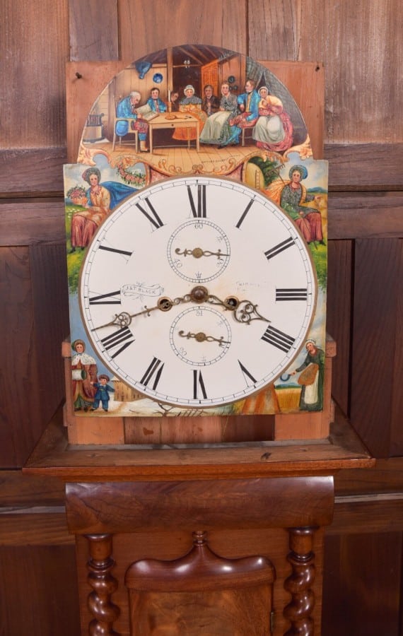 Victorian Mahogany Scottish 8 Day Longcase Clock By J&t Black Of Kirkcaldy SAI2107 Antique Furniture 21