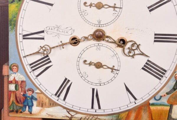 Victorian Mahogany Scottish 8 Day Longcase Clock By J&t Black Of Kirkcaldy SAI2107 Antique Furniture 9