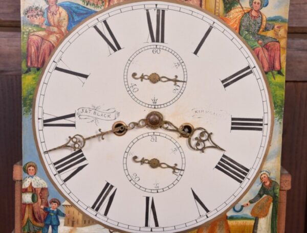 Victorian Mahogany Scottish 8 Day Longcase Clock By J&t Black Of Kirkcaldy SAI2107 Antique Furniture 10