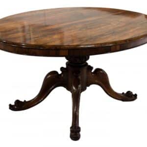 Good quality rio rosewood breakfast table Antique Tables