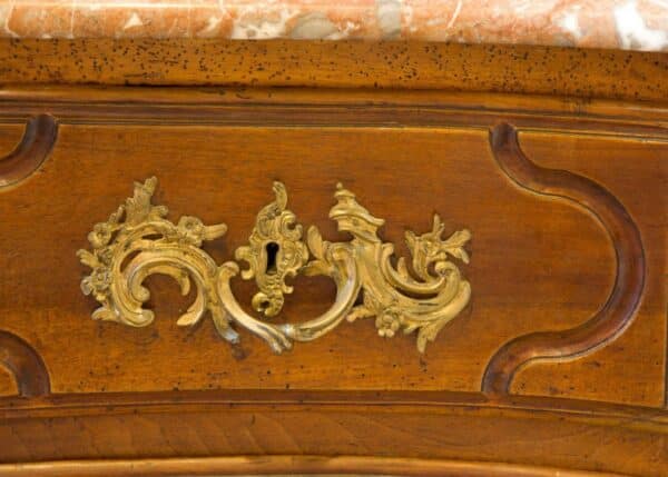 Louis XV marble topped commode - Image 3