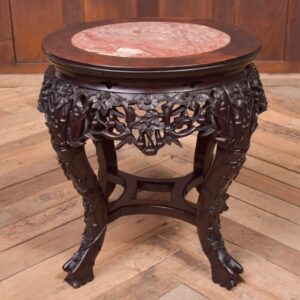 19th Century Chinese Carved Hard Wood Plant Stand SAI1998 Antique Furniture