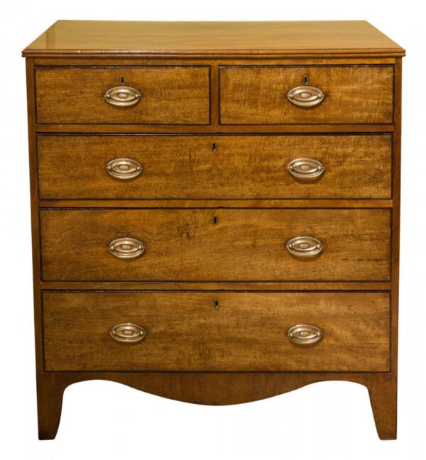 Mahogany chest of drawers c1790 - Image 5