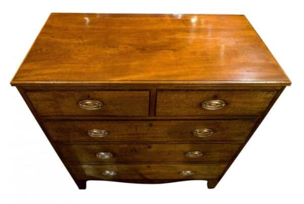 Mahogany chest of drawers c1790 - Image 4