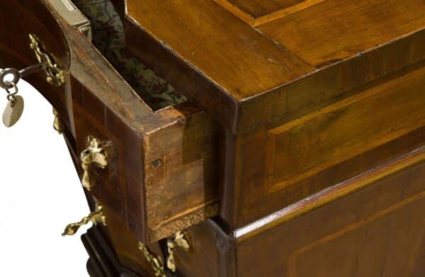 Pair of Italian walnut & fruitwood commodini - Image 4