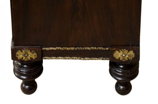 Regency Faux rosewood side cabinet - Image 4