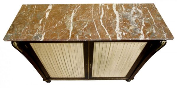 Regency Faux rosewood side cabinet - Image 3