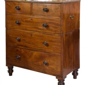 Regency magogany chest of drawers c1820 Antique Draws