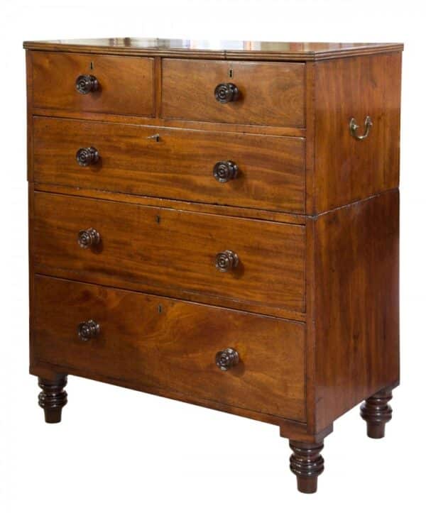 Regency magogany chest of drawers c1820 Antique Draws 3