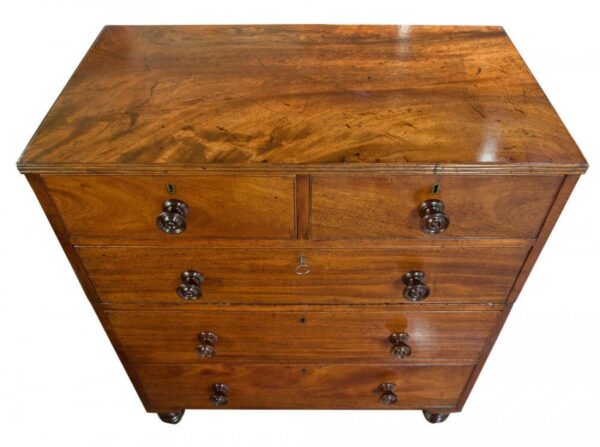 Regency magogany chest of drawers c1820 - Image 6