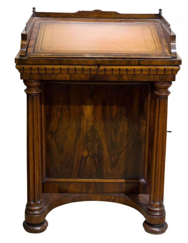 Regency rosewood davenport circa 1820 - Image 7