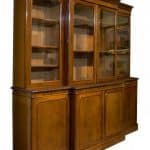 Victorian breakfront bookcase Antique Bookcases