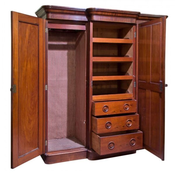 Victorian compactum wardrobe circa 1880 Antique Furniture 7