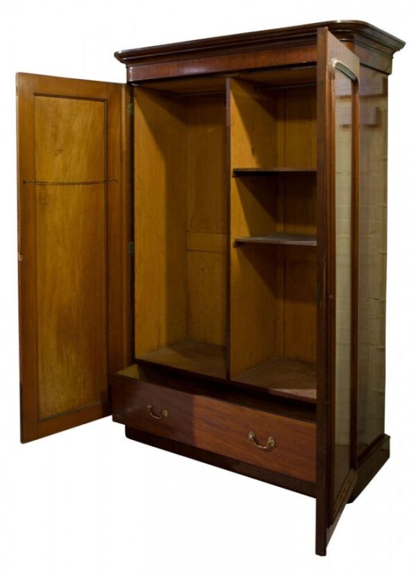 Victorian mahogany wardrobe circa 1880 Antique Furniture 4