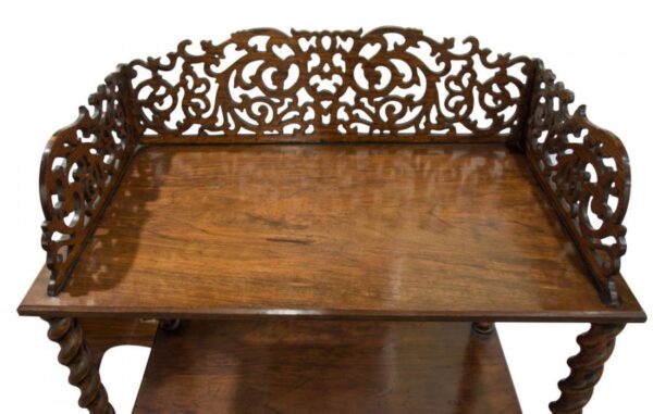 Victorian rosewood what-not circa 1870 - Image 2