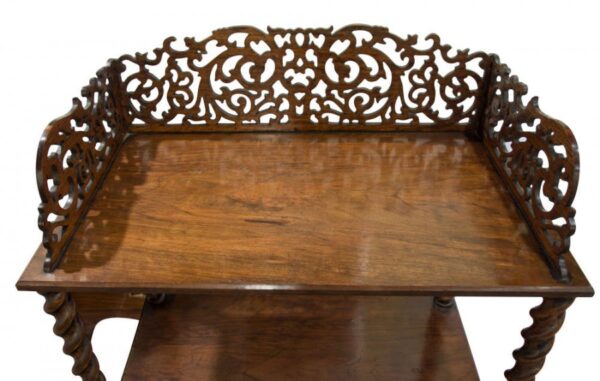 Victorian rosewood what-not circa 1870 Antique Furniture 4