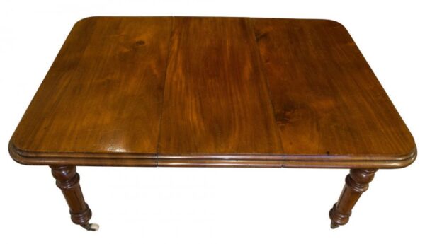 Victorian single leaf mahogany dining table - Image 5