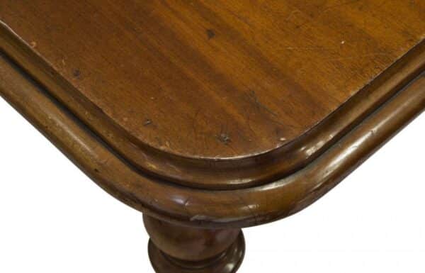 Victorian single leaf mahogany dining table - Image 3