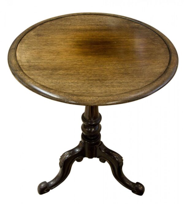 Victorian Tripod Table Antique Furniture 4