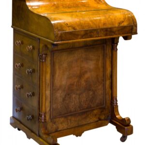 Victorian walnut metamorphic davenport circa 1860 Antique Furniture