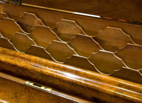 Victorian walnut metamorphic davenport circa 1860 - Image 2