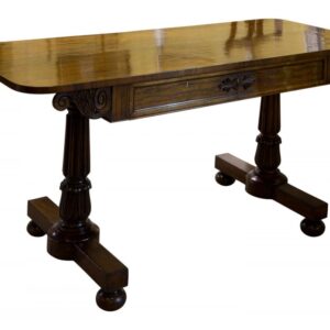 William IV Rosewood Library Table Antique Tables