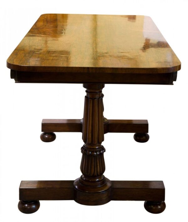 William IV Rosewood Library Table - Image 4