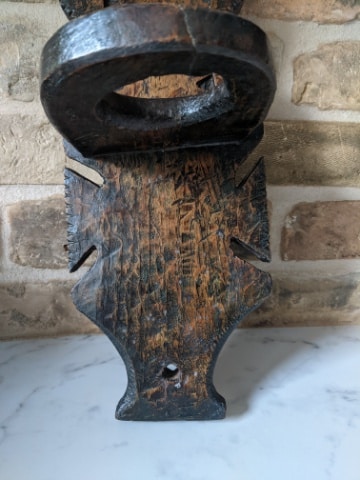 Early Church Water Stoop With Witches Mark Antique Collectibles 6