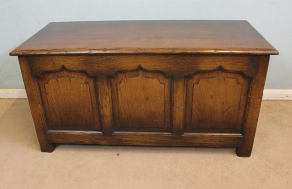 Oak Blanket Chest Coffer Sold - Image 2