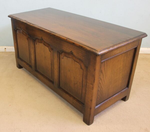 Oak Blanket Chest Coffer Sold - Image 4