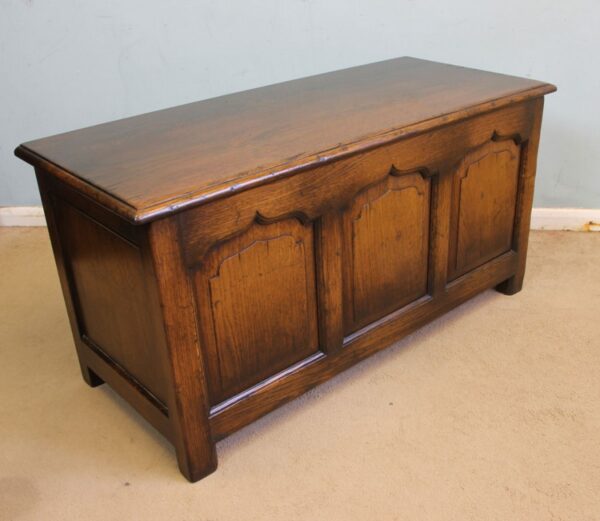 Oak Blanket Chest Coffer Sold - Image 5