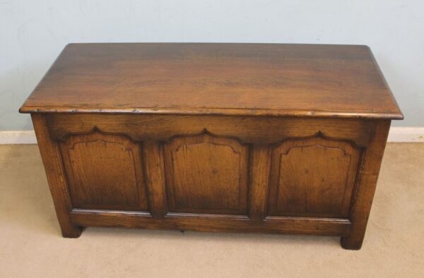 Oak Blanket Chest Coffer Sold - Image 7