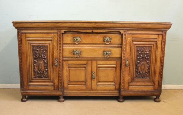 Antique Late 19th Century Oak Sideboard Dresser Base Sold - Image 2