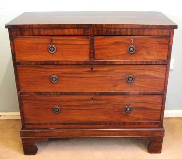 Antique 19th Century Country Mahogany Chest of Drawers Sold - Image 9