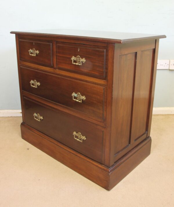 Antique Walnut Chest of Drawers. - Image 5