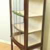 Antique Mahogany Inlaid Bow Front Display Cabinet - Image 3