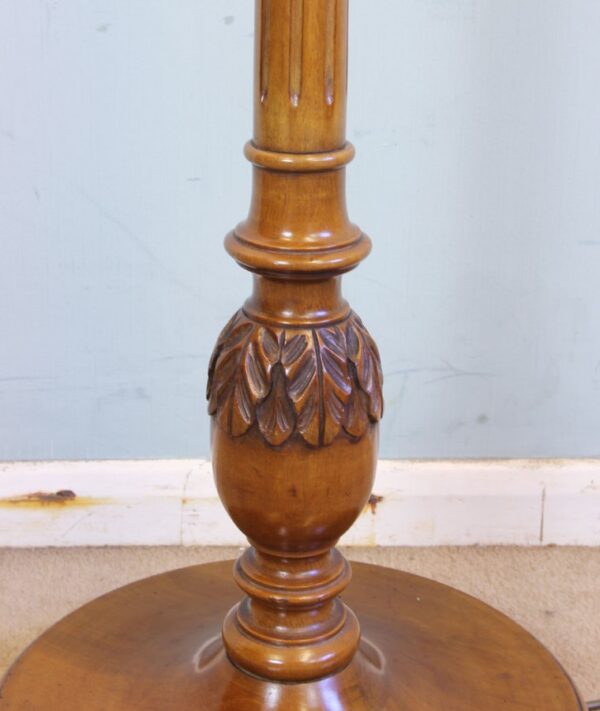 Walnut Standard Lamp. Antique Antique Lighting 7