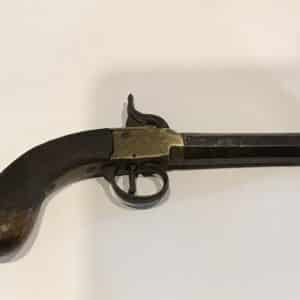 Percussion pistol pocket sized circa 1860’s Antique Guns, Swords & Knives