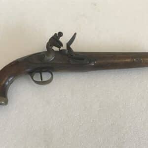 Flintlock naval pistol early 1800’s Antique Guns, Swords & Knives