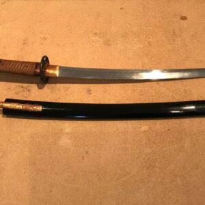 19th century Wakizashi Japanese Samurai sword Military & War Antiques