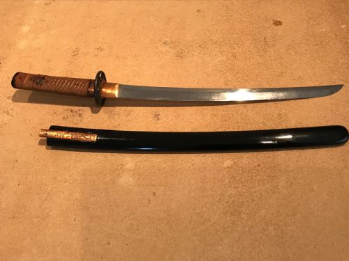 19th century Wakizashi Japanese Samurai sword Military & War Antiques 3