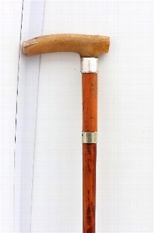 Gentleman’s sword stick with horn and metal mount Miscellaneous 4
