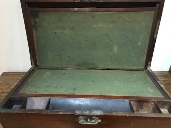 Victorian officers campaign writing box with secrets Military & War Antiques 5