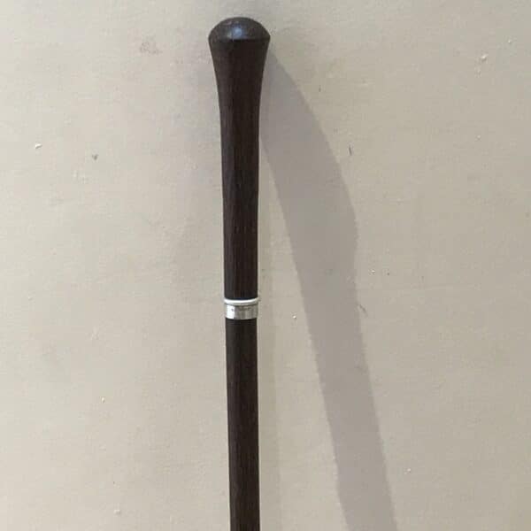 Gentleman’s walking stick sword stick with silver collar hallmarked Birmingham 1923 Miscellaneous 5