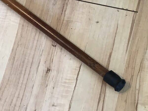 Gentleman’s walking stick sword stick with silver collar hallmarked Birmingham 1894 - Image 3
