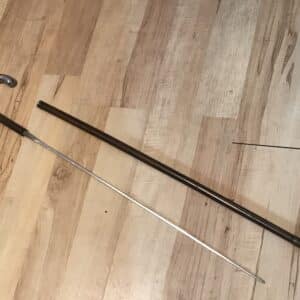 Gentleman’s walking stick sword stick with silver handle Miscellaneous