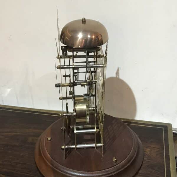 Cathedral skeleton glass dome clock - Image 7