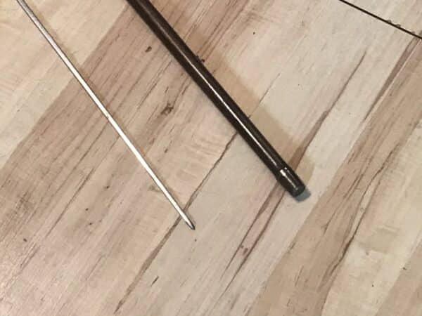 Gentleman’s walking stick sword stick with silver handle - Image 8