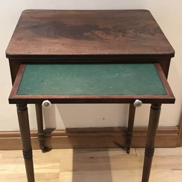 Lady’s Georgian Cuban mahogany writing table Antique Furniture 10