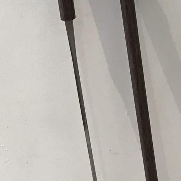 Gentleman’s walking stick sword stick with silver collar hallmarked Birmingham 1923 - Image 9